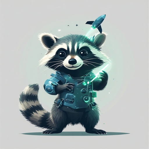 Rocky mascot illustration